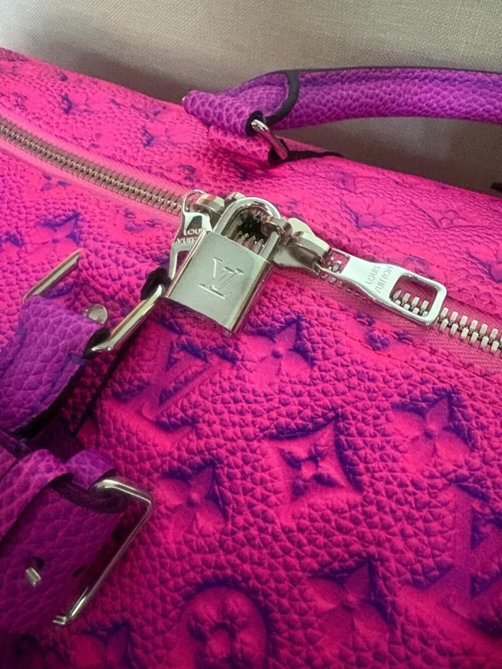 RARE Louis Vuitton Monogram Illusion Keepall Bandouliere 50